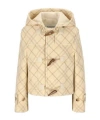 Burberry Wool Cashmere Duffle Jacket In Nude