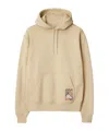 Burberry Check Label Hoodie In Nude