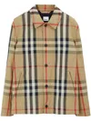 Burberry Check Motif Shirt Jacket
