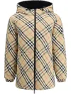 Burberry Short Reversible Down Jacket In Black
