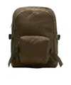 Burberry Checked Jacquard Backpack In Green
