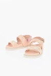 Burberry Checked Jamie Sandals With Velcro Closure