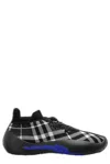 Burberry Neptune Check Logo Sneakers In Black