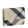 Burberry Checked Leather Wallet