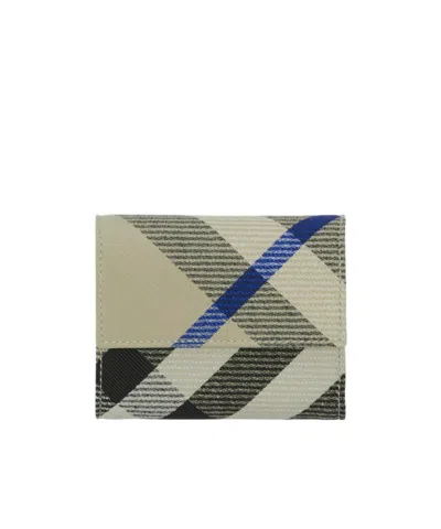 BURBERRY BURBERRY CHECKED TRIFOLD WALLET