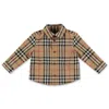 BURBERRY CHECKED LONG-SLEEVED SHIRT