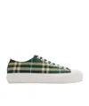 Burberry Check Nylon Blend Sneakers