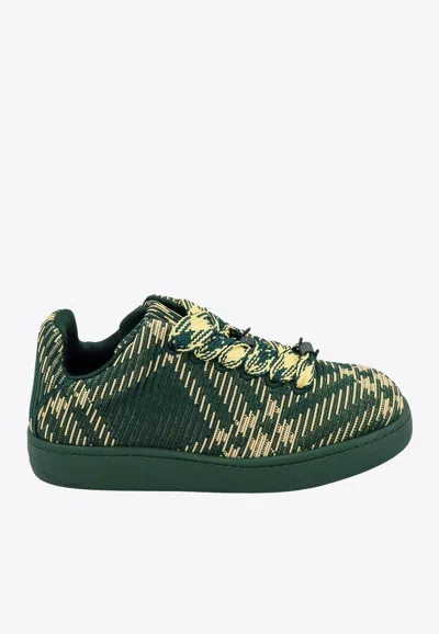 Burberry Low Top Trainer Trainers In Green