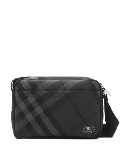 Burberry Checked Messenger Bag