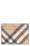 Burberry Signature Pattern Compact Rectangular Card Holder