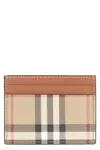 Burberry Compact Check Pattern Cardholders In Neutral