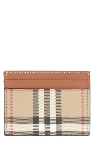BURBERRY BURBERRY CHECKED MOTIF CARD HOLDER