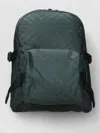 Burberry Check-patterned Fabric Backpack In Green