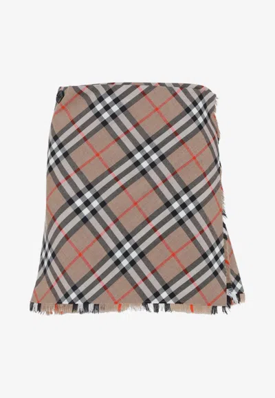 BURBERRY CHECKED OVERSHIRT