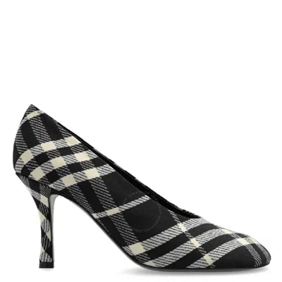 BURBERRY BURBERRY CHECKED PATTERN SLIP-ON PUMPS