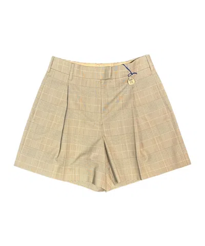 Burberry Belt Loop Shorts In Neutral