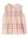 Burberry Checked Poplin Top