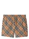Burberry Checked Print Bermuda Shorts In Multi