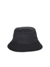 Burberry Black Polyester Blend Bucket Hat In Black
