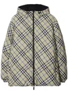 Burberry Reversible Check Snowdon Puffer Jacket In Neutrals