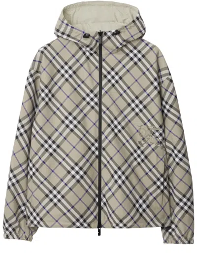 BURBERRY CHECKED REVERSIBLE JACKET
