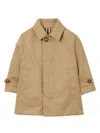 Burberry Reversible Check Gabardine Car Coat In Archive Beige Ip Chk
