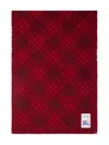 Burberry Wide Check Wool Silk Scarf