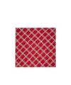 Burberry Silk Check Square Scarf In Red