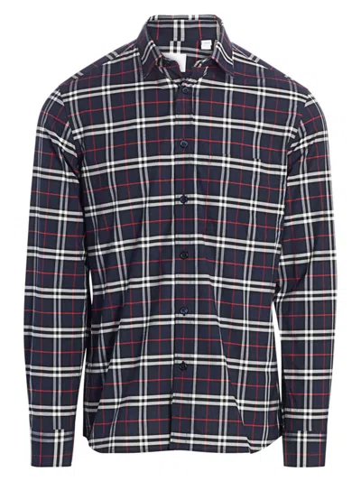BURBERRY BURBERRY CHECKED SLIM-FIT SHIRT