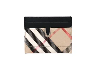 Burberry Vintage Check Cardholder In Multi