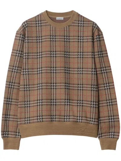 BURBERRY BURBERRY CHECKED SWEATSHIRT