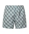 BURBERRY BURBERRY CHECK PRINTED DRAWSTRING SWIM SHORTS