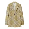 Burberry Checked Tailored Single-breasted Blazer