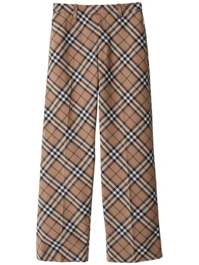 BURBERRY BURBERRY CHECKED TAILORED TROUSERS