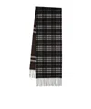 Burberry Checked Tassel Scarf