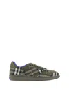 Burberry Checked Terrace Lace-up Sneakers In Heath Ip Check