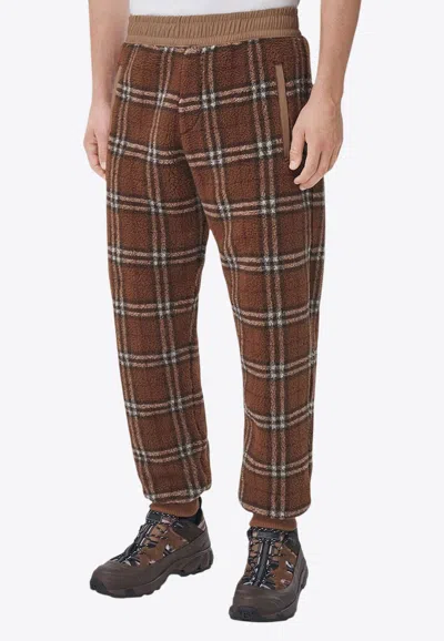 Burberry Checked Track Pants