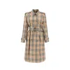 BURBERRY CHECKED TRENCH