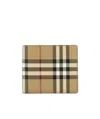 Burberry All-over Check Printed Bi-fold Wallet