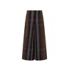Burberry Checked Wide Leg Canvas Pants In Multi