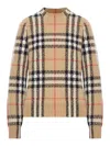 Burberry London Check Wool-cashmere Sweater In Multi