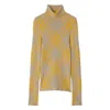 Burberry Checked Wool-blend Jumper
