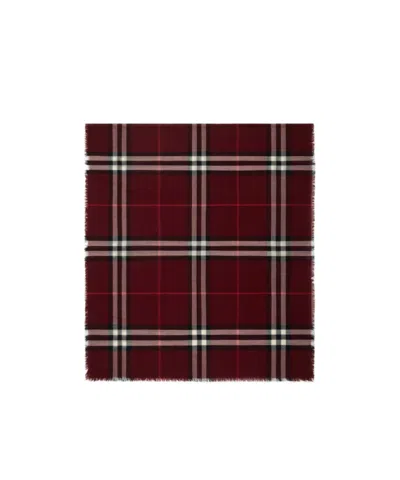 Burberry Checked Wool Scarf