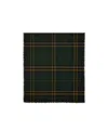 Burberry Checked Wool Scarf In Black
