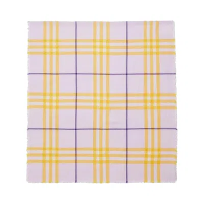 Pre-owned Burberry Checked Wool Scarf 'multicolor' | Multi-color | Women's Size Onesize
