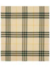 Burberry Checked Wool Scarf In Neutrals