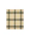 Burberry Checked Wool Scarf In Nude