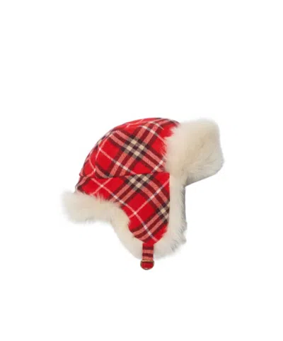 Burberry Checked Wool Trapper Hat