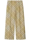 BURBERRY BURBERRY CHECKED WOOL TROUSERS