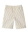 Burberry Checkerboard Shorts In Multi